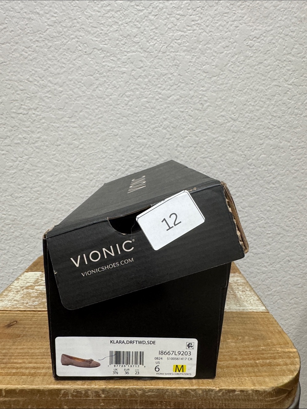 Vionic Klara Skimmers Ballet Flats Driftwood Suede Size 6 NEW - Picture 7 of 7
